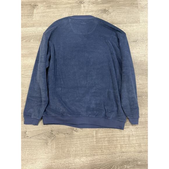 Bolle Golf Men Large Blue Polyester Crew Neck Long Sleeve Pullover Sweatshirt - Picture 2 of 5